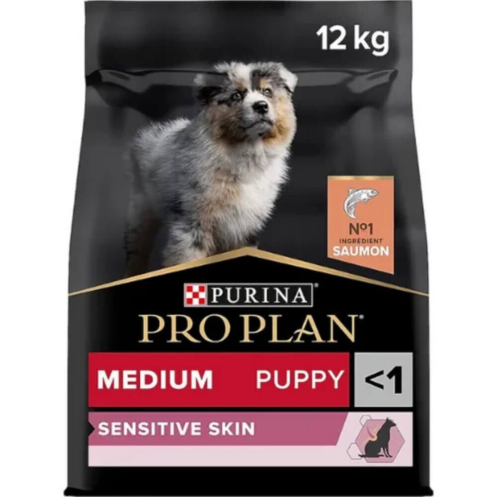 Pro Plan Puppy Medium Sensitive Skin Somonlu Orta Irk Yavru Köpek Maması 12kg