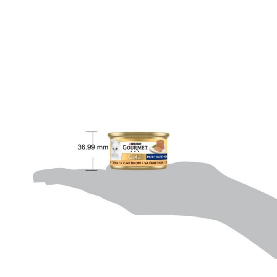 Gourmet Gold Kıyılmış Hindili Kedi Konservesi 85gr