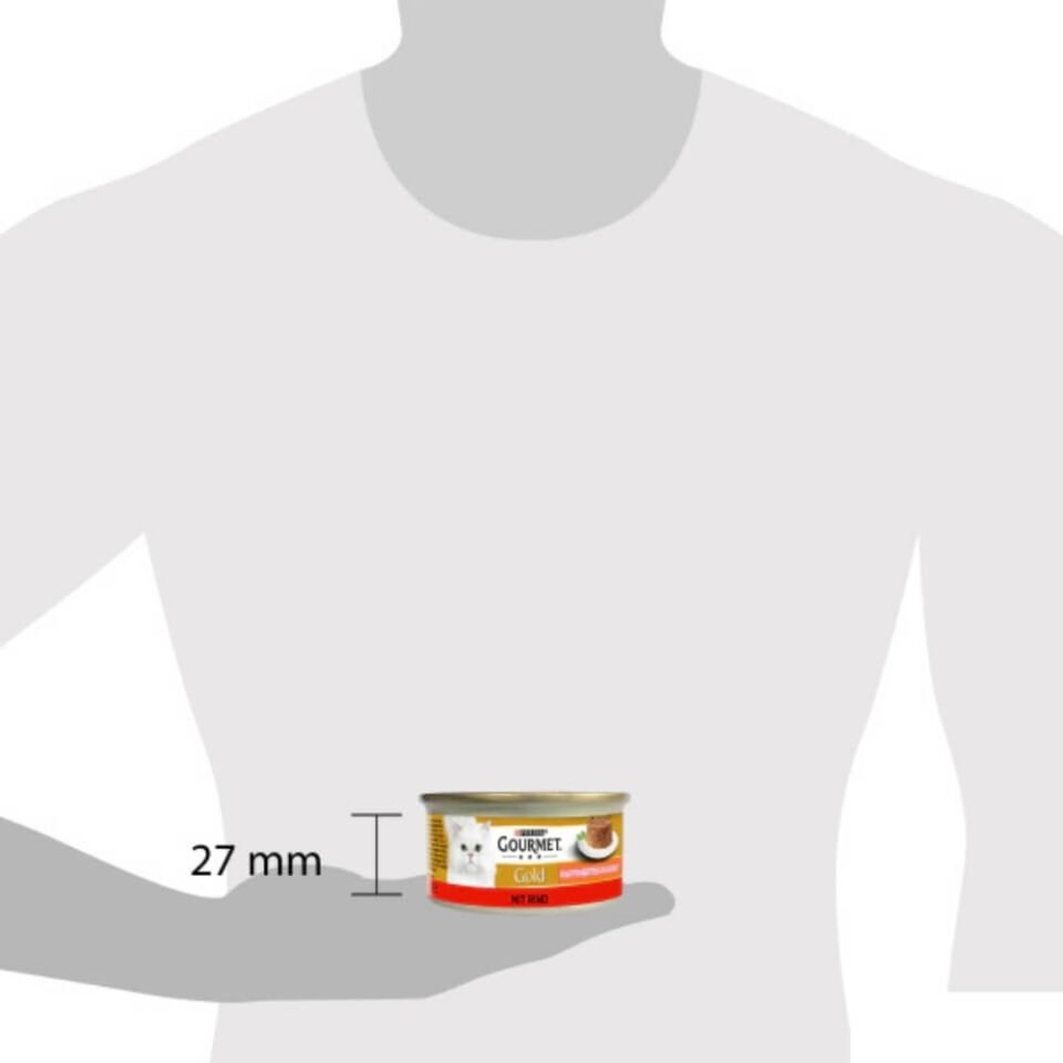 Gourmet Gold Kıyılmış Sığır Etli Kedi Konservesi 85gr