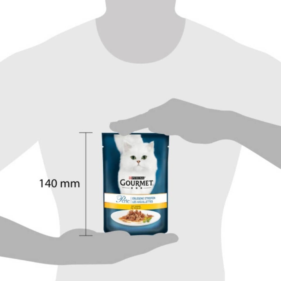 Gourmet Perle Parça Etli Izgara Tavuklu Yetişkin Kedi Konservesi 85gr