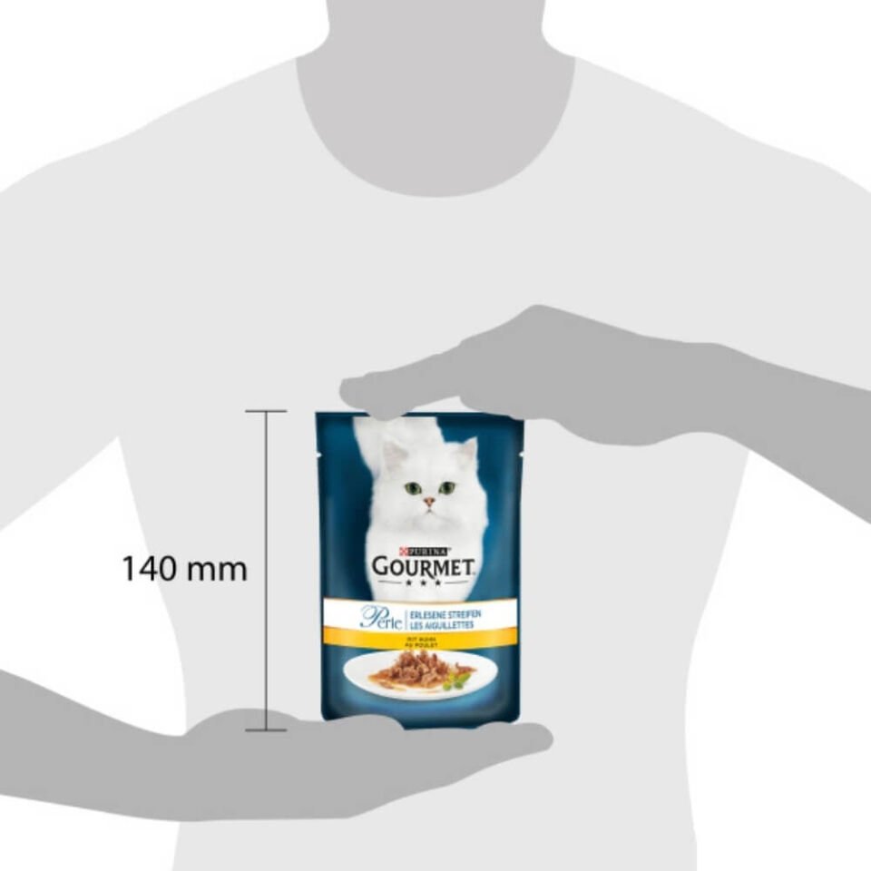 Gourmet Perle Parça Etli Izgara Tavuklu Yetişkin Kedi Konservesi 85gr