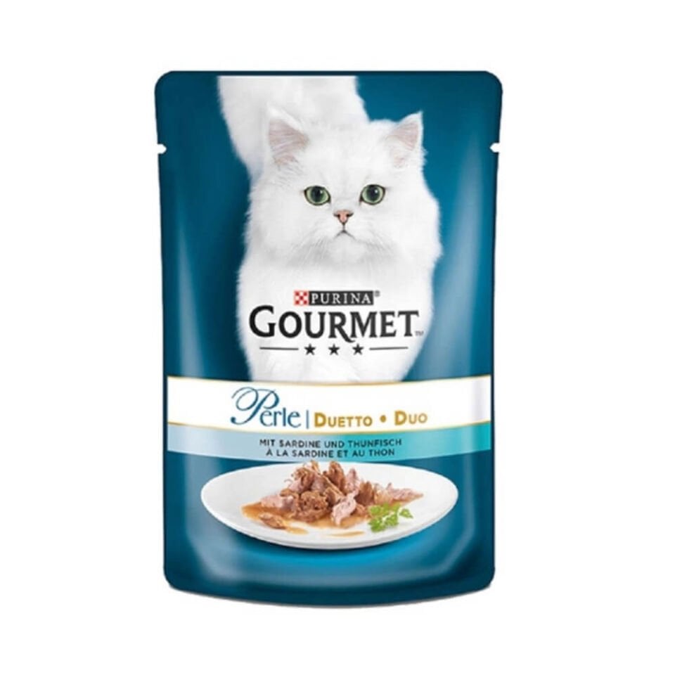 Gourmet Perle Parça Etli Izgara Ton Balıklı Yetişkin Kedi Konservesi 85gr