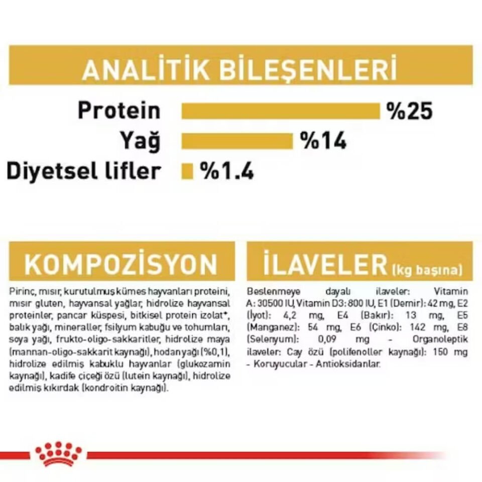 Royal Canin Cocker Spaniel 25 Yetişkin Köpek Maması 3kg