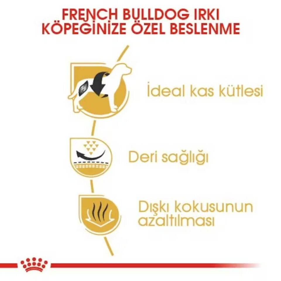 Royal Canin French Bulldog Yetişkin Köpek Maması 3kg