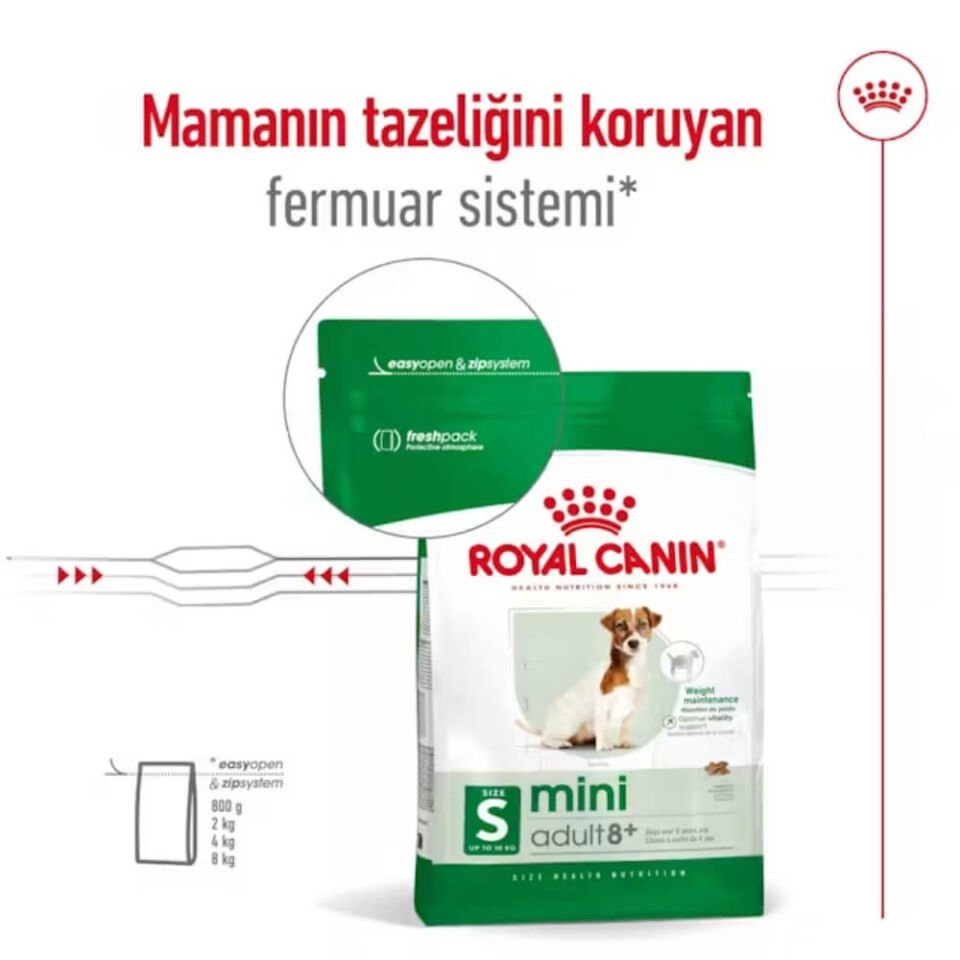 Royal Canin Mini 8+ Küçük Irk Yaşlı Köpek Maması 2kg