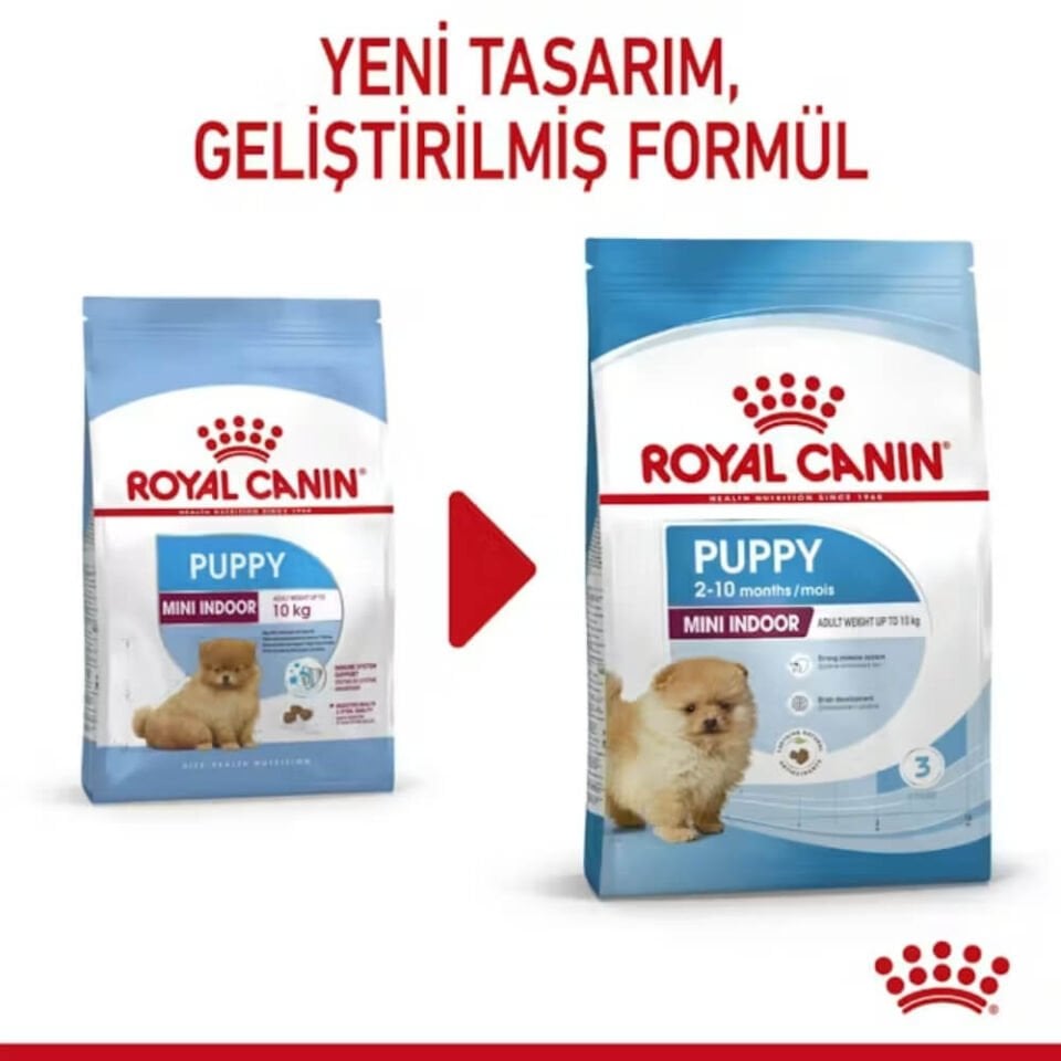 Royal Canin Mini Indoor Küçük Irk Yavru Köpek Maması 1,5kg