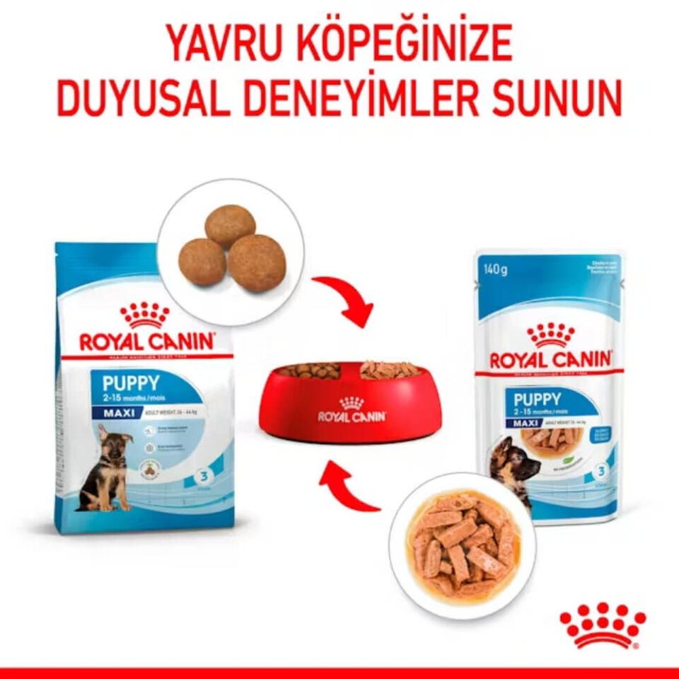Royal Canin Sos İçinde Büyük Irk Yavru Köpek Konservesi 140gr