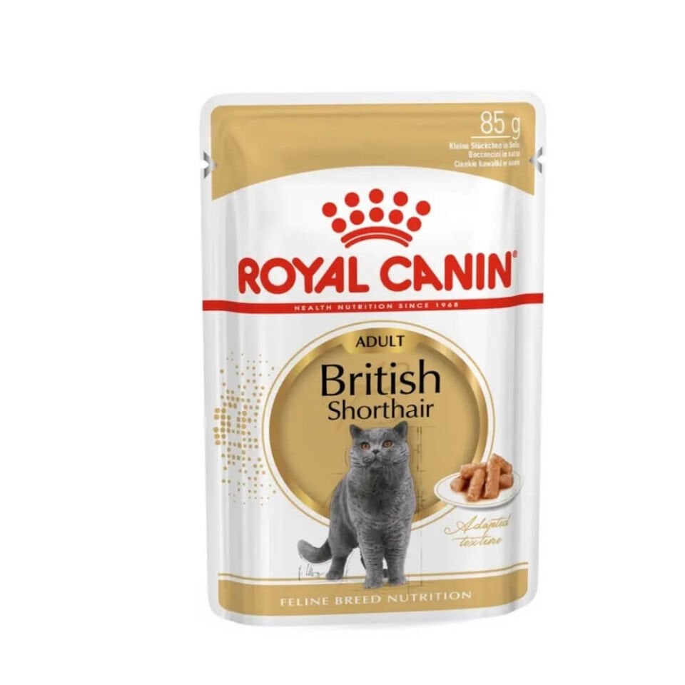 Royal Canin Pouch British Yetişkin Kedi Konservesi 85gr