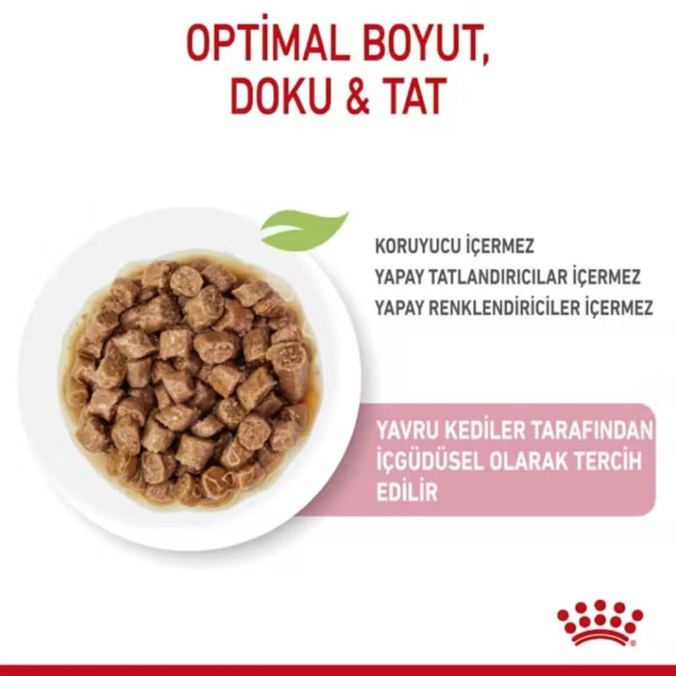 Royal Canin Pouch Kitten Sos İçinde Yavru Kedi Konservesi 85gr