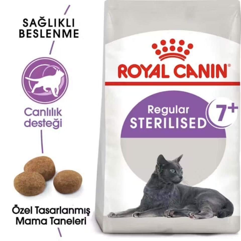 Royal Canin Sterilised 7+ Kısırlaştırılmış Yaşlı Kedi Maması 1,5kg