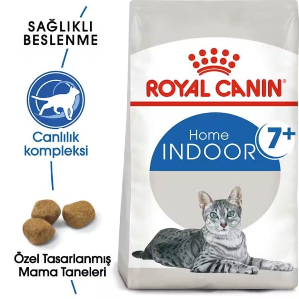 Royal Canin Indoor 7+ Ev Kedileri İçin Yaşlı Kedi Maması 1,5kg