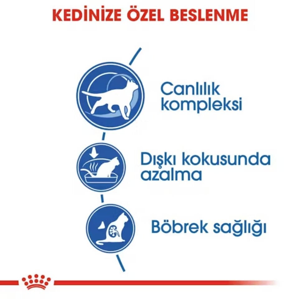 Royal Canin Indoor 7+ Ev Kedileri İçin Yaşlı Kedi Maması 1,5kg