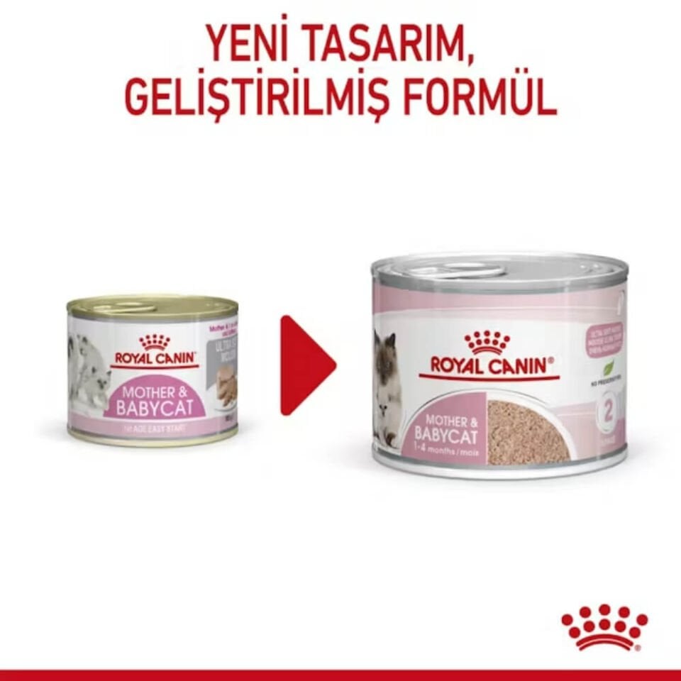 Royal Canin Mother&Babycat Ezme Yavru Kedi Konservesi 195gr