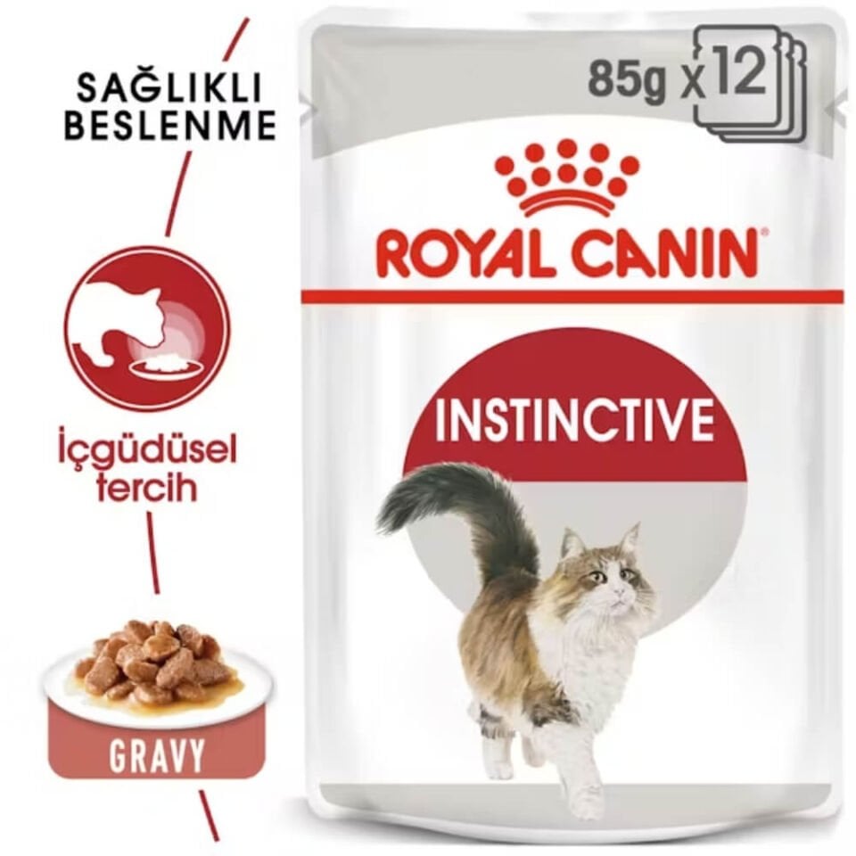 Royal Canin Pouch Instinctive Gravy Yetişkin Kedi Konservesi 85gr