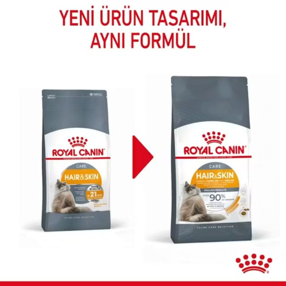Royal Canin Hair&Skin Hassas Tüylü Kedi Maması 2kg