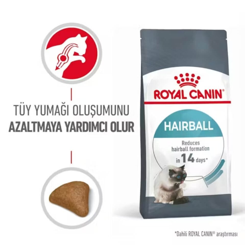 Royal Canin Hairball Tüy Yumağı Önleyici Yetişkin Kedi Maması 2kg