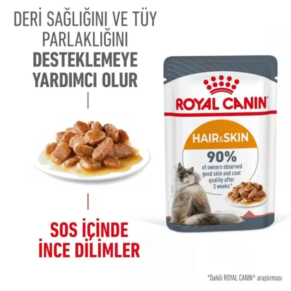Royal Canin Intense Beauty Jöle İçinde Yetişkin Kedi Konservesi 85gr
