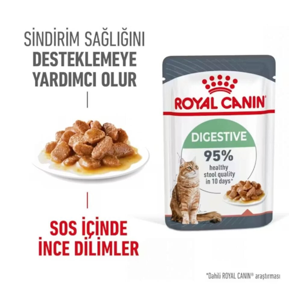 Royal Canin Digest Sensitive Sos İçinde Yetişkin Kedi Konservesi 85gr
