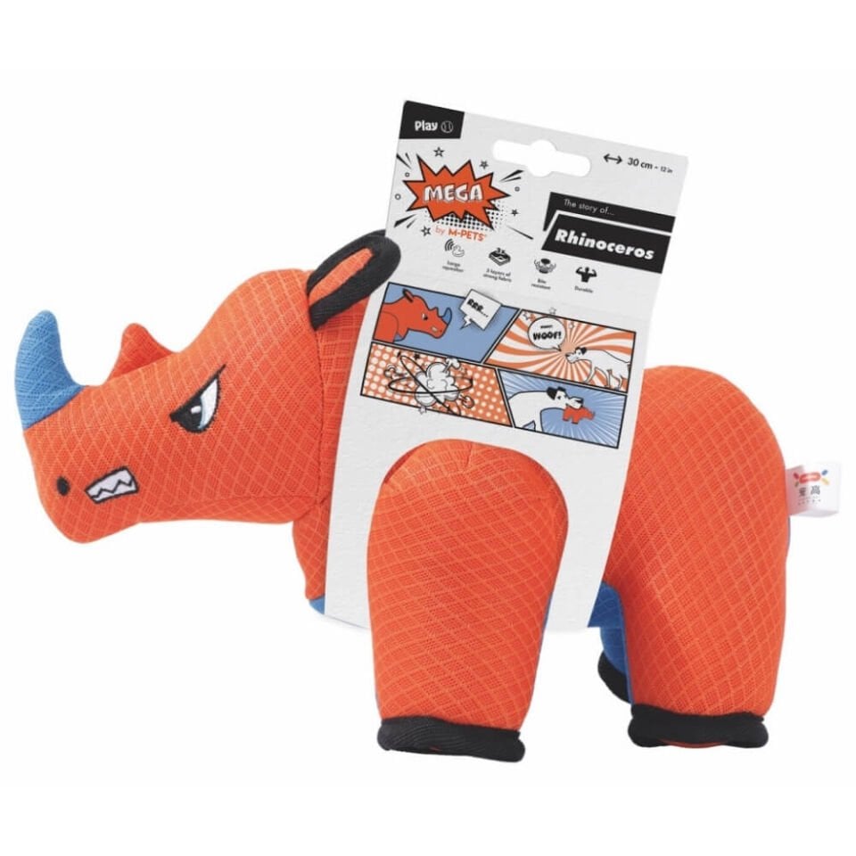 M-Pets Mega Gergedan Köpek Oyuncağı 30x15x21cm