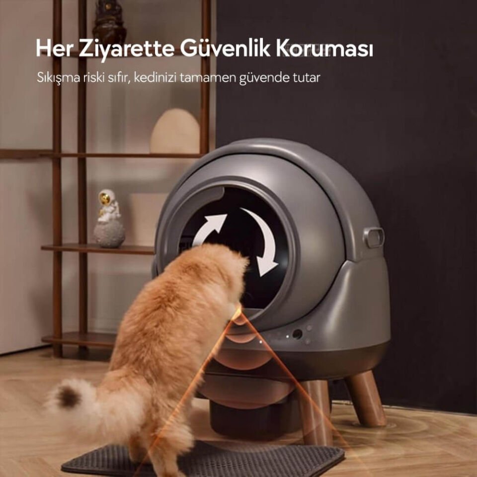 Els Pet Otomatik Koku Kontrollü Akıllı Kedi Tuvaleti