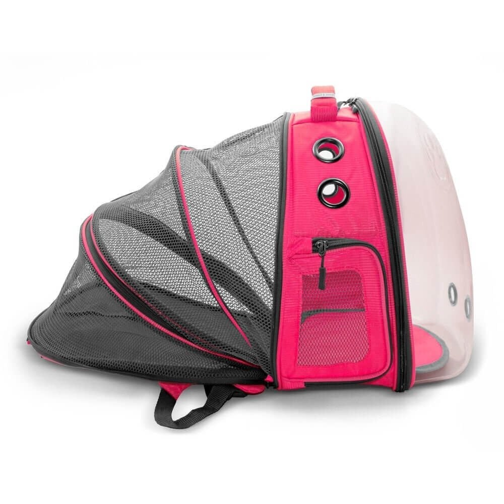 Cattie Yeni Fileli Taşıma Sırt Çantası Pembe 25x60x40CM