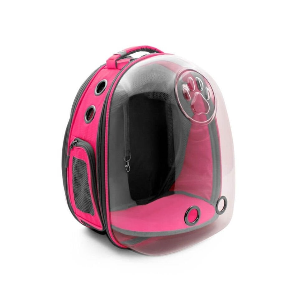 Cattie Yeni Fileli Taşıma Sırt Çantası Pembe 25x60x40CM