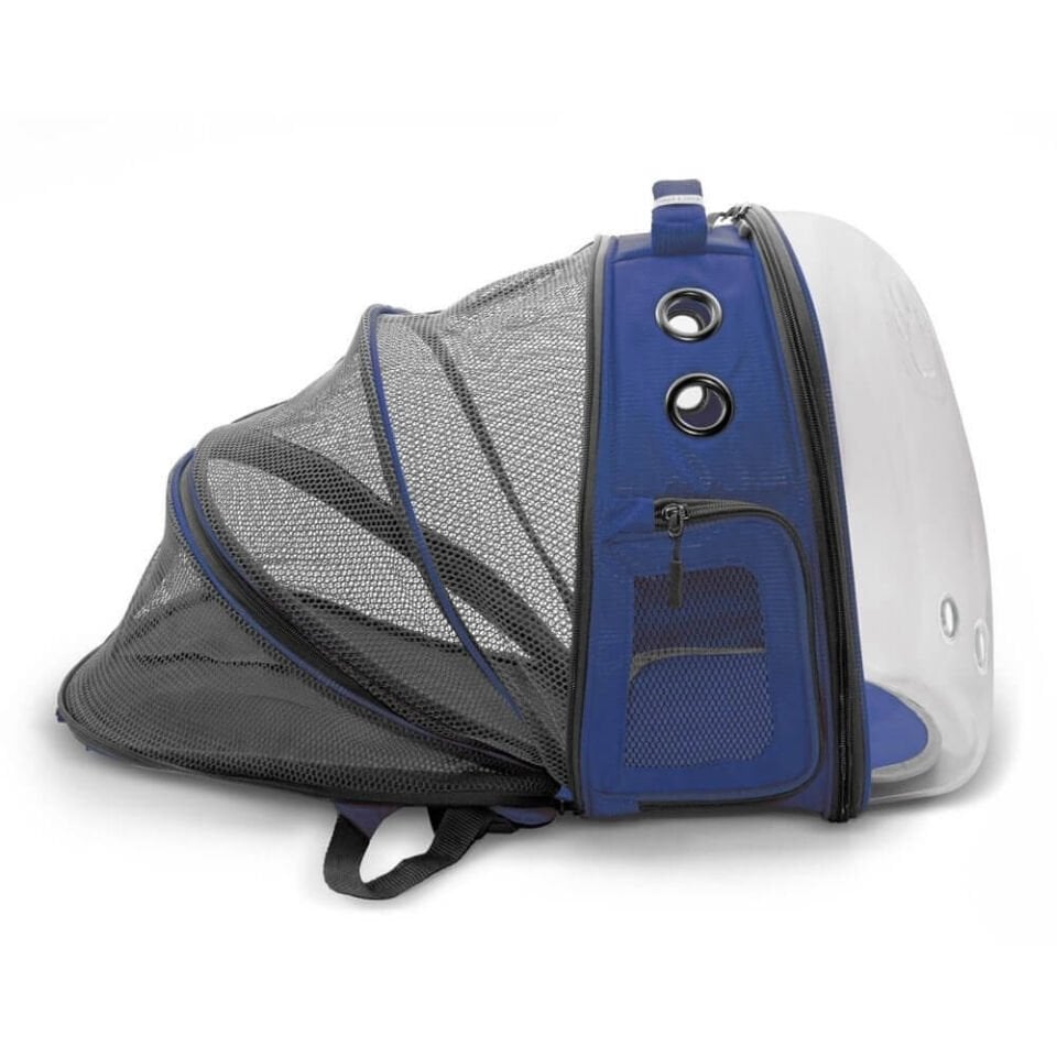 Cattie Yeni Fileli Taşıma Sırt Çantası Lacivert 25x60x40CM