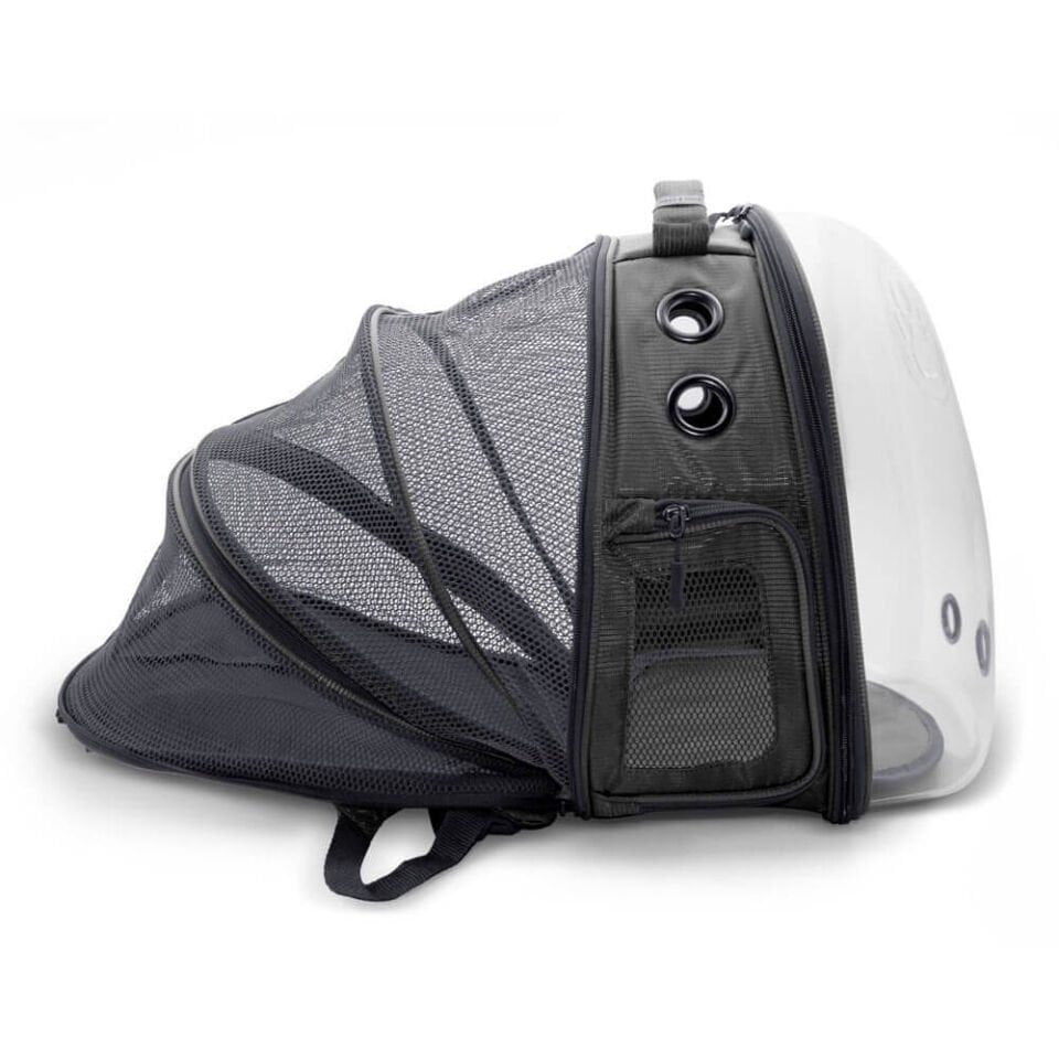 Cattie Yeni Fileli Taşıma Sırt Çantası Gri 25x60x40CM