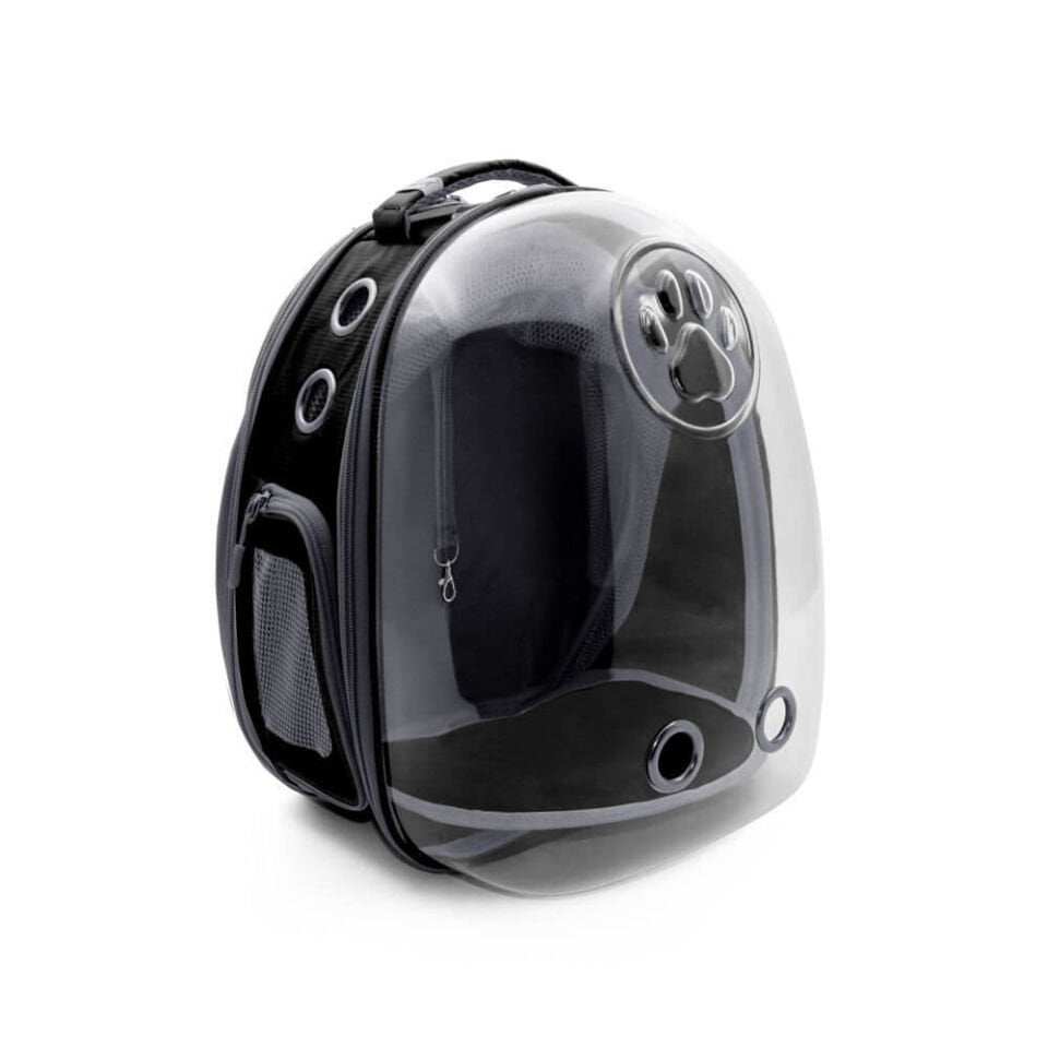 Cattie Yeni Fileli Taşıma Sırt Çantası Siyah 25x60x40CM