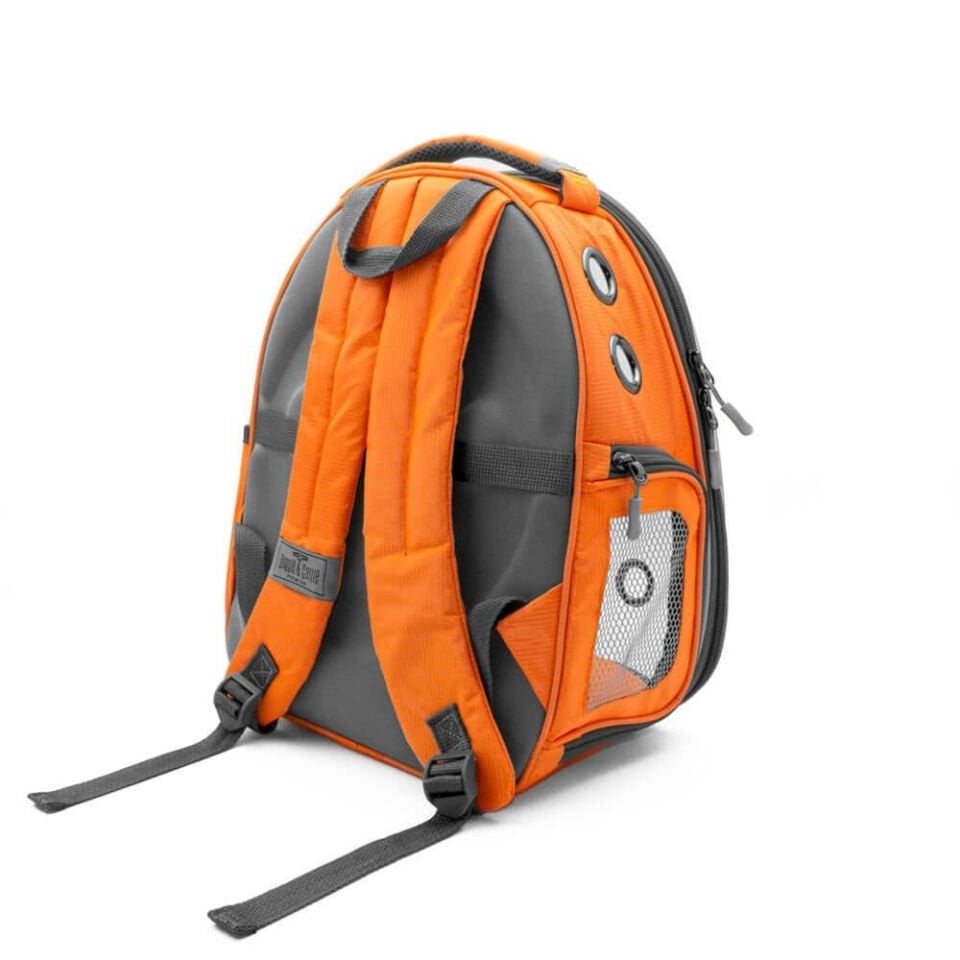 Cattie Yeni Şeffaf Taşıma Sırt Çantası Turuncu 25x30x40CM