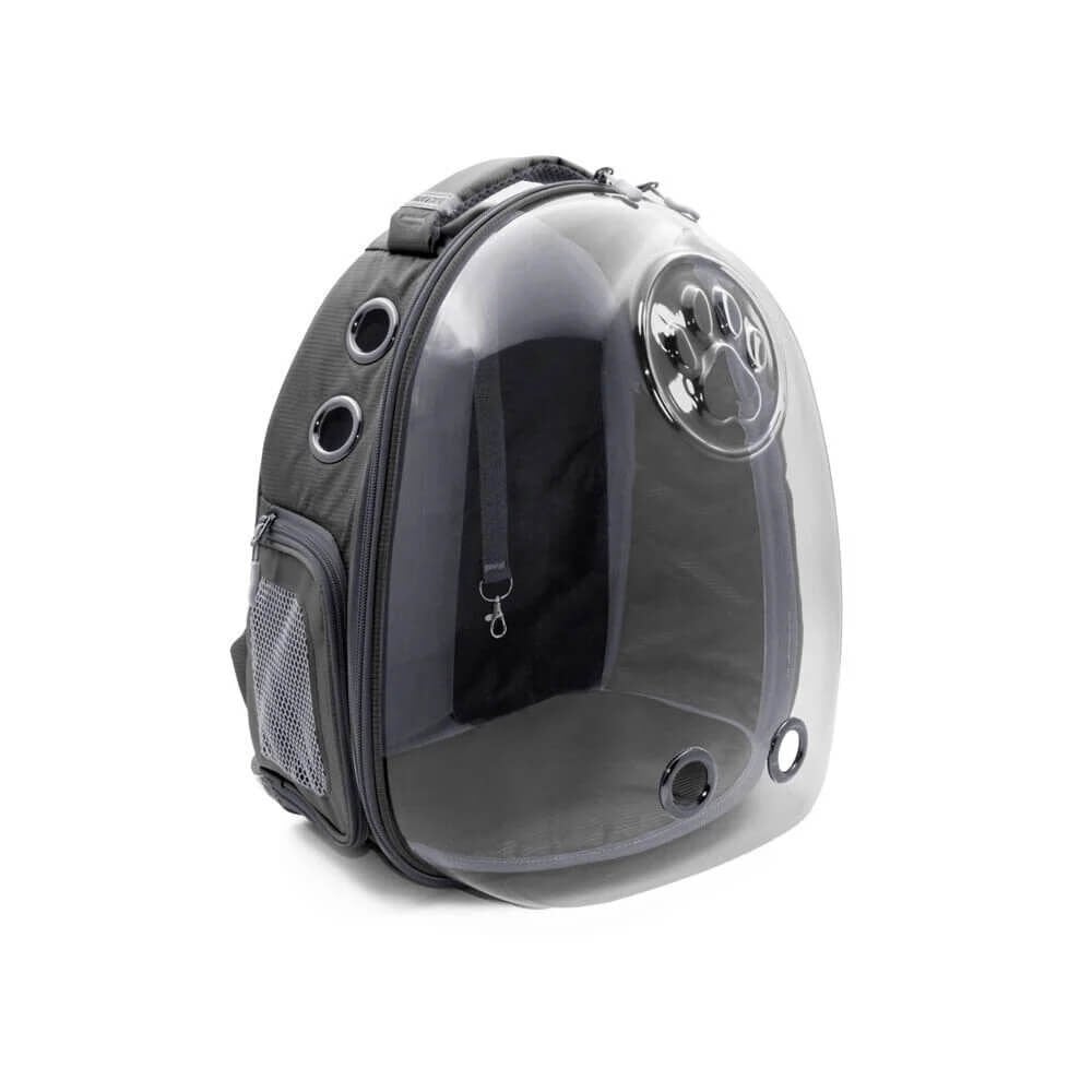 Cattie Yeni Şeffaf Taşıma Sırt Çantası Gri 25x30x40CM
