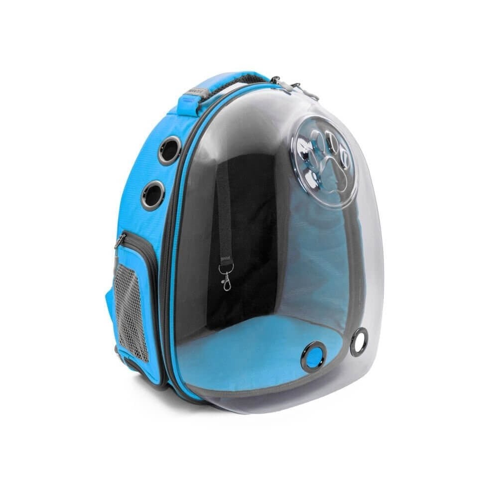 Cattie Yeni Şeffaf Taşıma Sırt Çantası Mavi 25x30x40CM