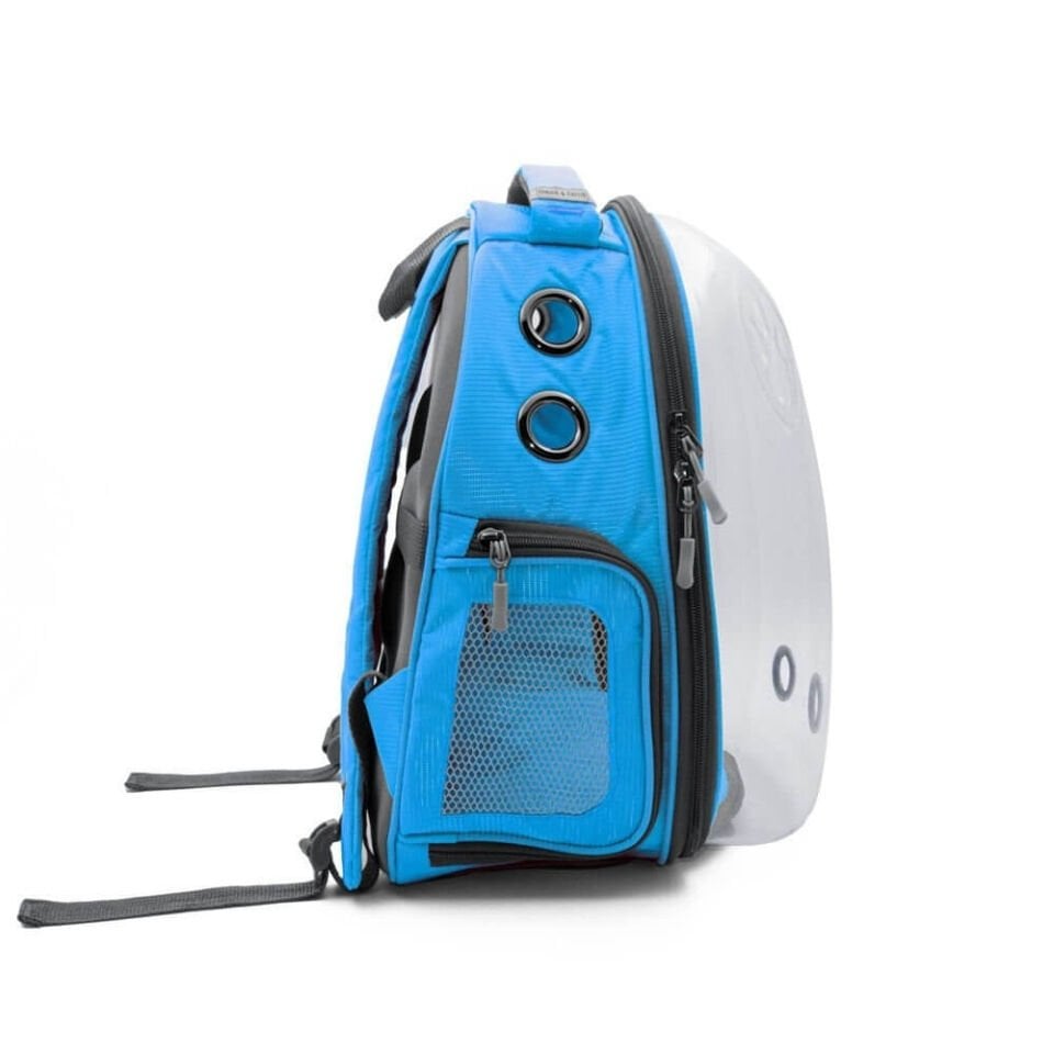 Cattie Yeni Şeffaf Taşıma Sırt Çantası Mavi 25x30x40CM