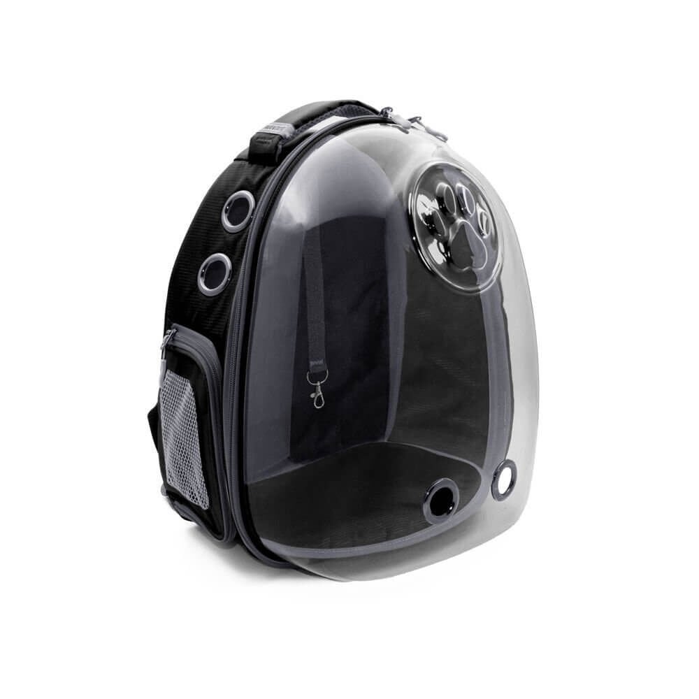 Cattie Yeni Şeffaf Taşıma Sırt Çantası Siyah 25x30x40CM