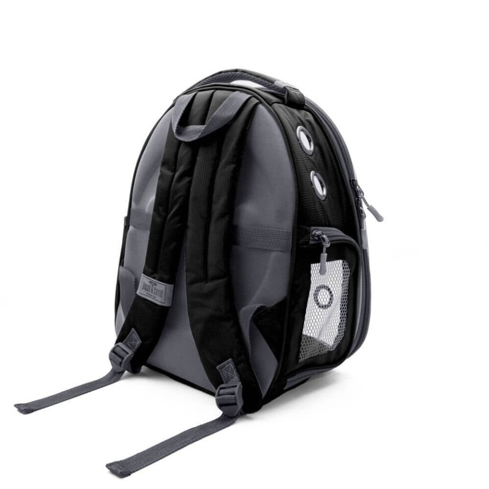 Cattie Yeni Şeffaf Taşıma Sırt Çantası Siyah 25x30x40CM