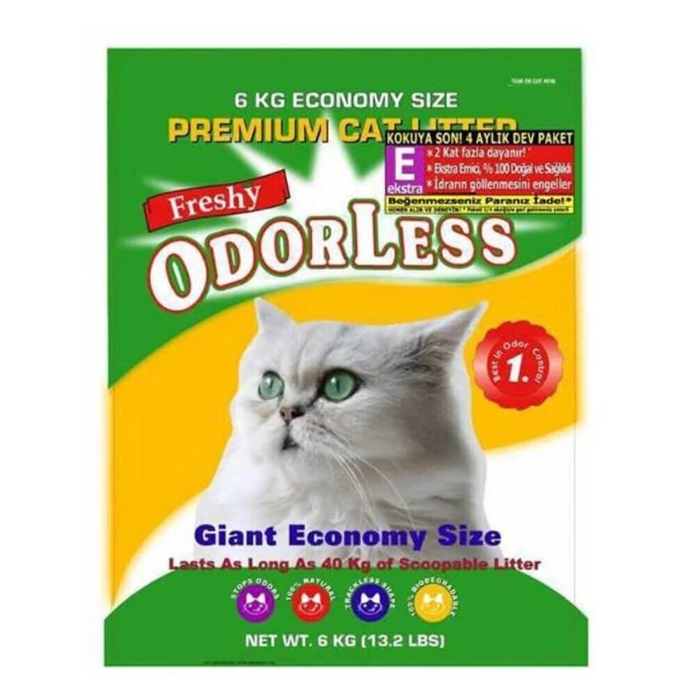 Odorless Ekstra Kristal Kedi Kumu 6 Kg