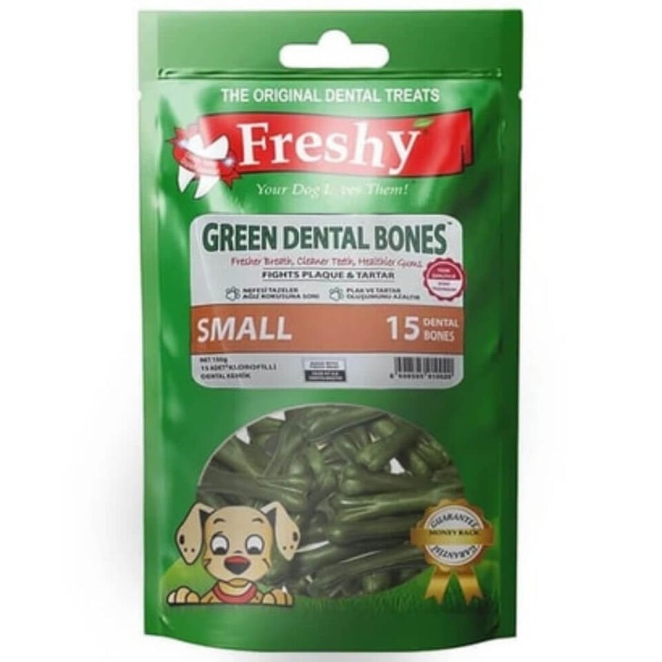 Freshy Ağız kokusu Önleyici Kemikler 150 Gr 15 Adet Small