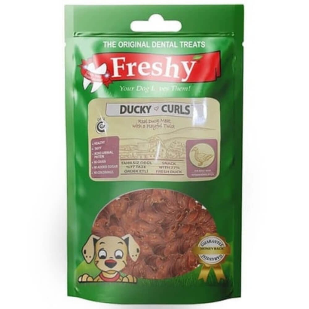 Freshy Ducky Curls Kıvrık Ördek Eti Köpek Ödülü 55gr