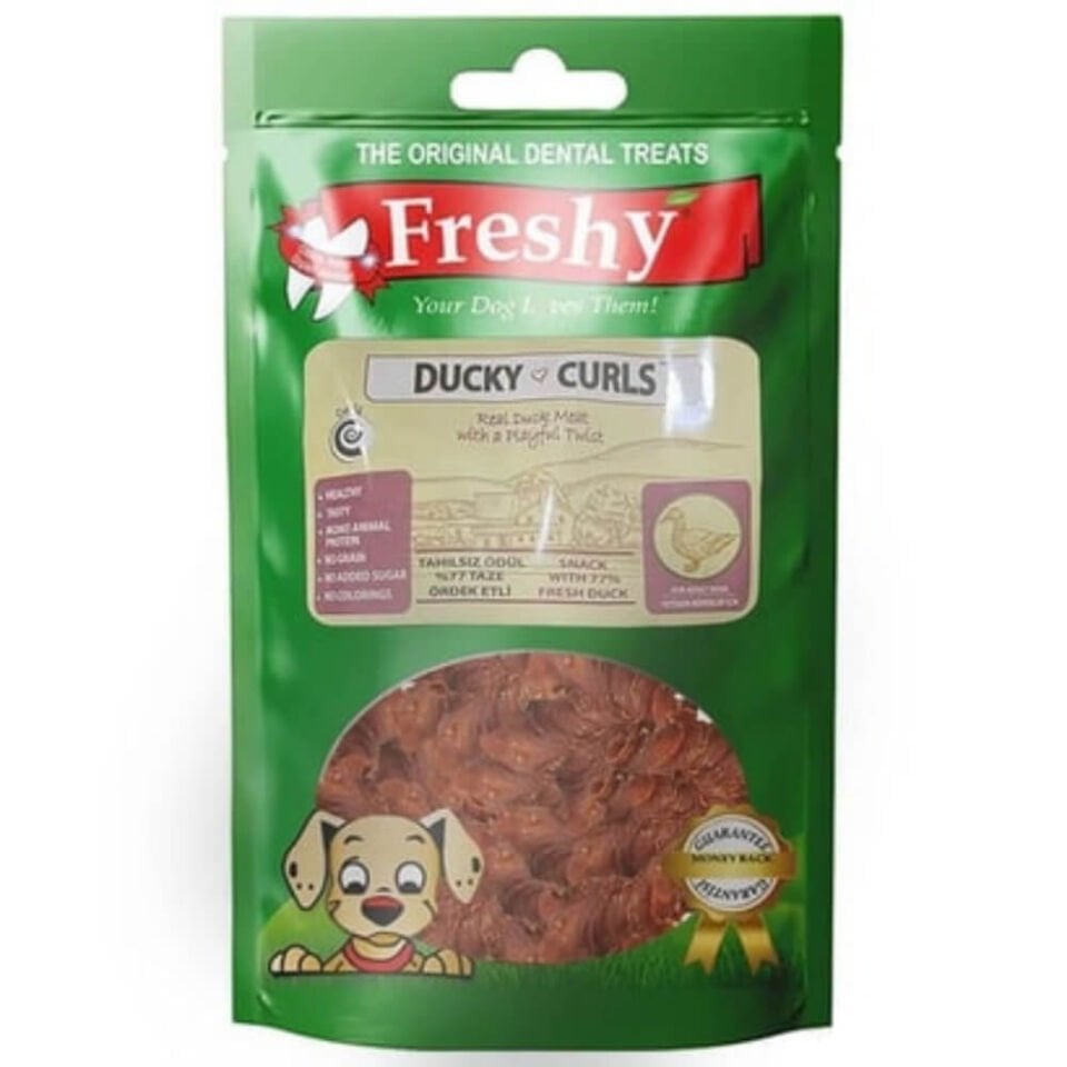 Freshy Ducky Curls Kıvrık Ördek Eti Köpek Ödülü 55gr