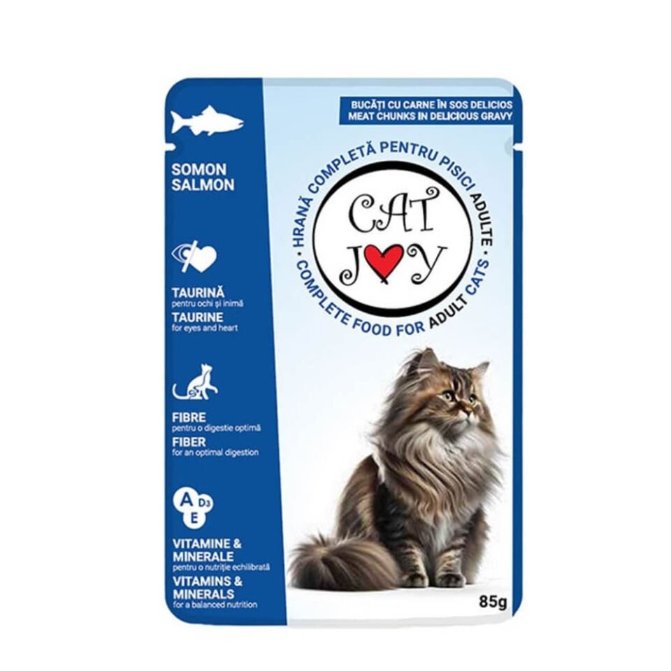 Cat Joy Somonlu Yetişkin Kedi Konservesi 85gr