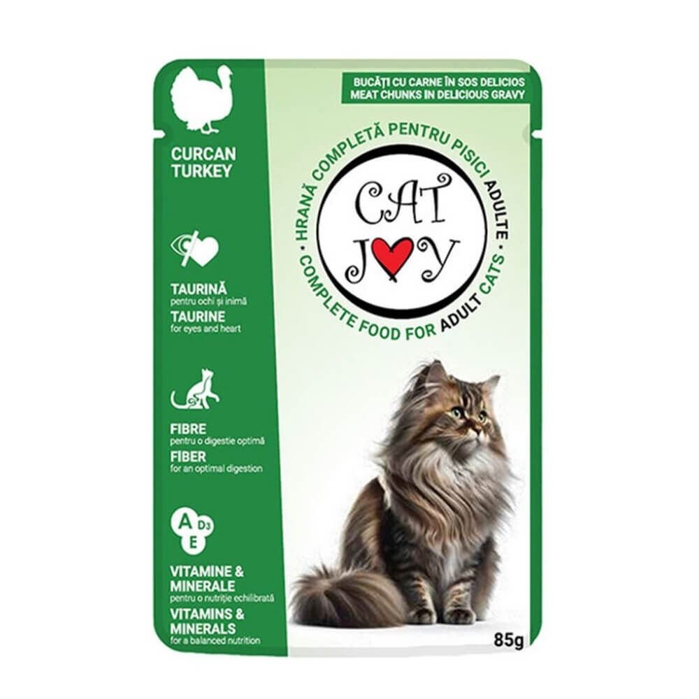 Cat Joy Hindili Yetişkin Kedi Konservesi 85gr