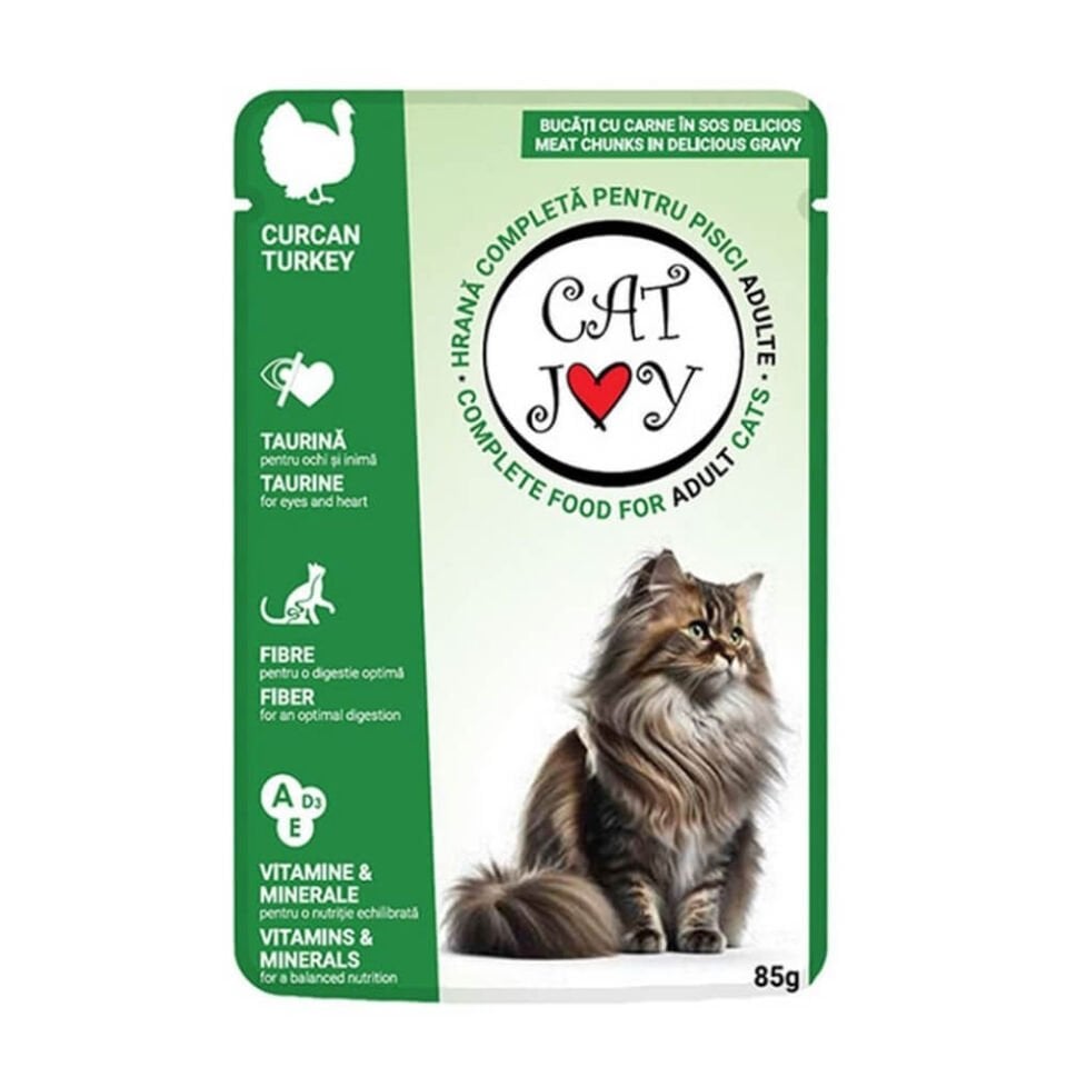 Cat Joy Hindili Yetişkin Kedi Konservesi 85gr