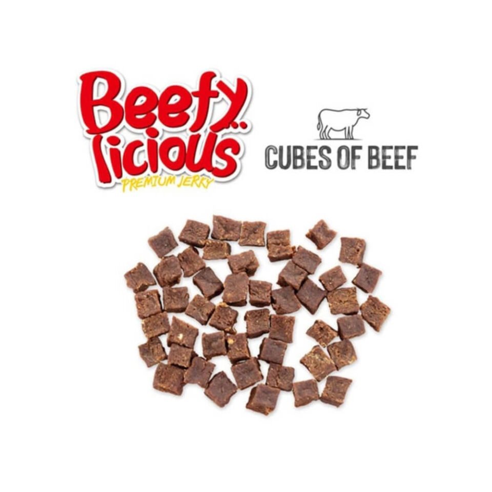 Dentalight Beefy Licious Kurutulmuş Sığırlı Küp Köpek Ödül Maması 70gr