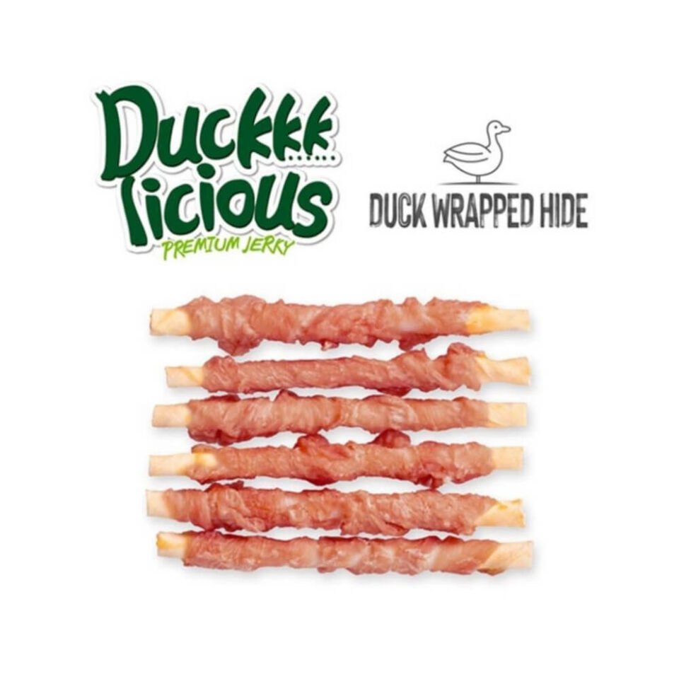 Dentalight Duckkk Licious Kurutulmuş Ördekli Deri Sarma Köpek Ödül Maması 70gr