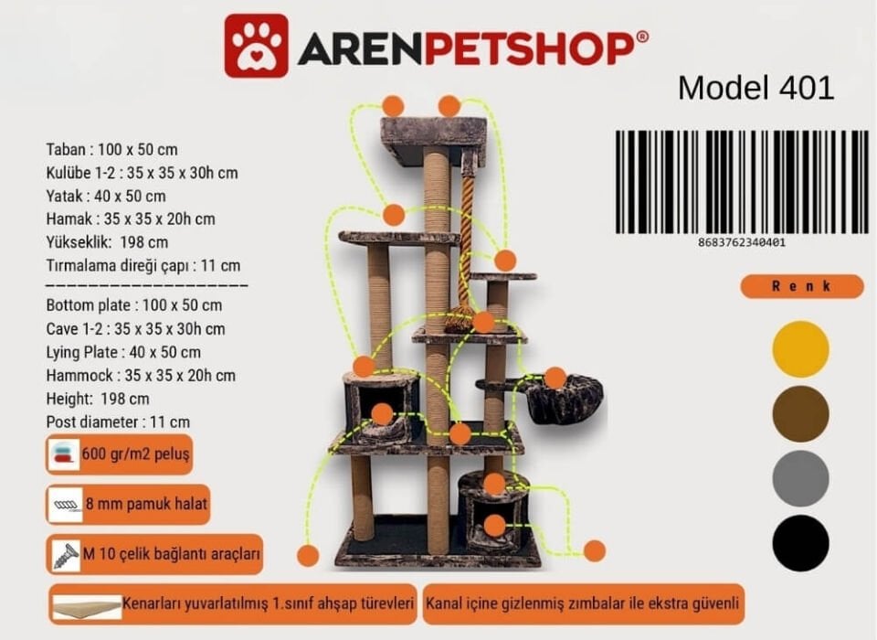 Zaf Tırmalama Tahtası Model-401