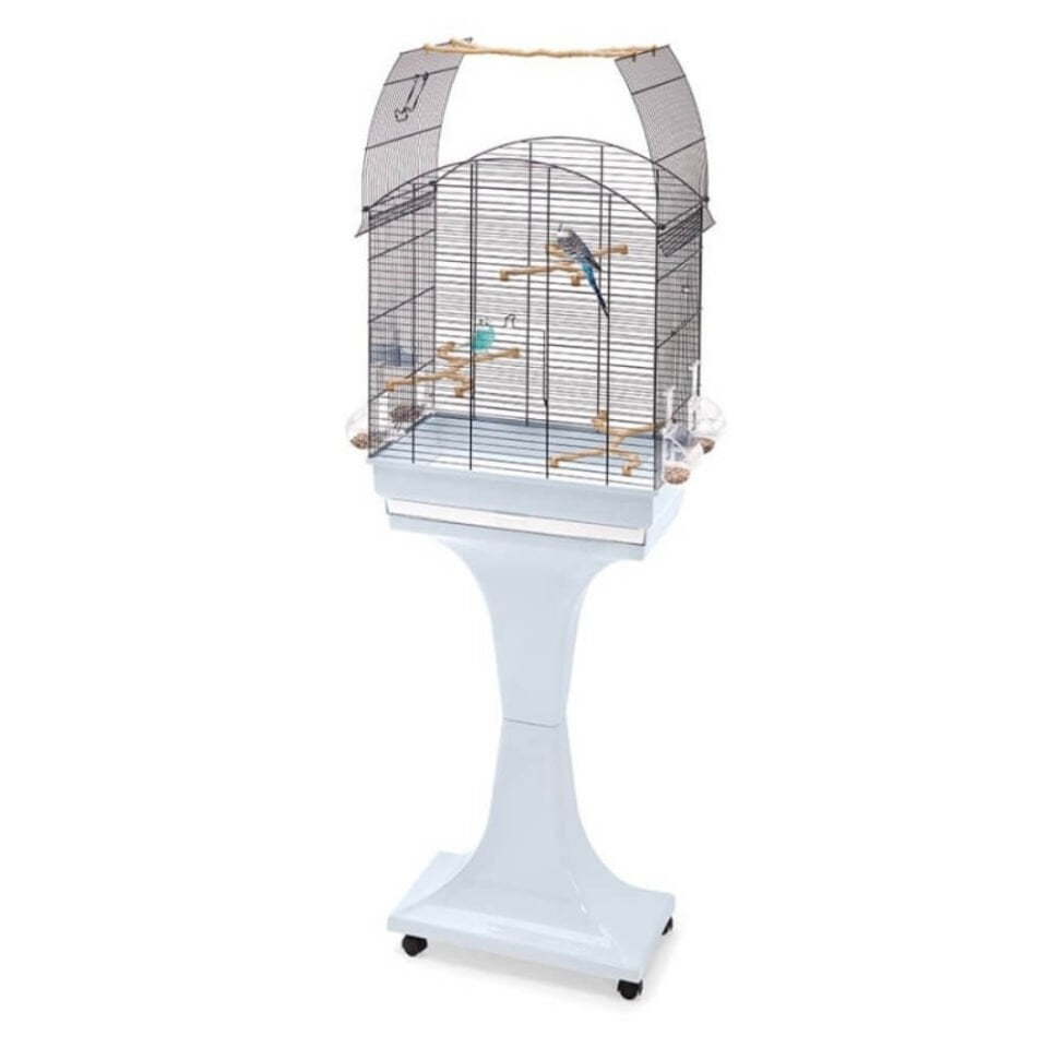 Imac Agata Delux Ayaklı Üstü Açılır Kuş Kafesi Mavi/mor 58x33x62,5cm