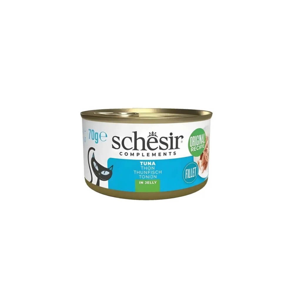 Schesir Jöle İçinde Ton Balıklı Yetişkin Kedi Konservesi 70gr