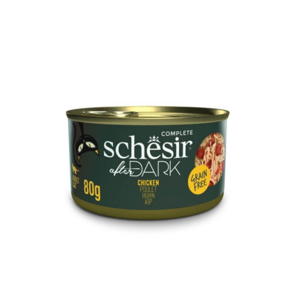 Schesir After Dark Sos İçinde Tavuklu Tahılsız Yetişkin Kedi Konservesi 80gr