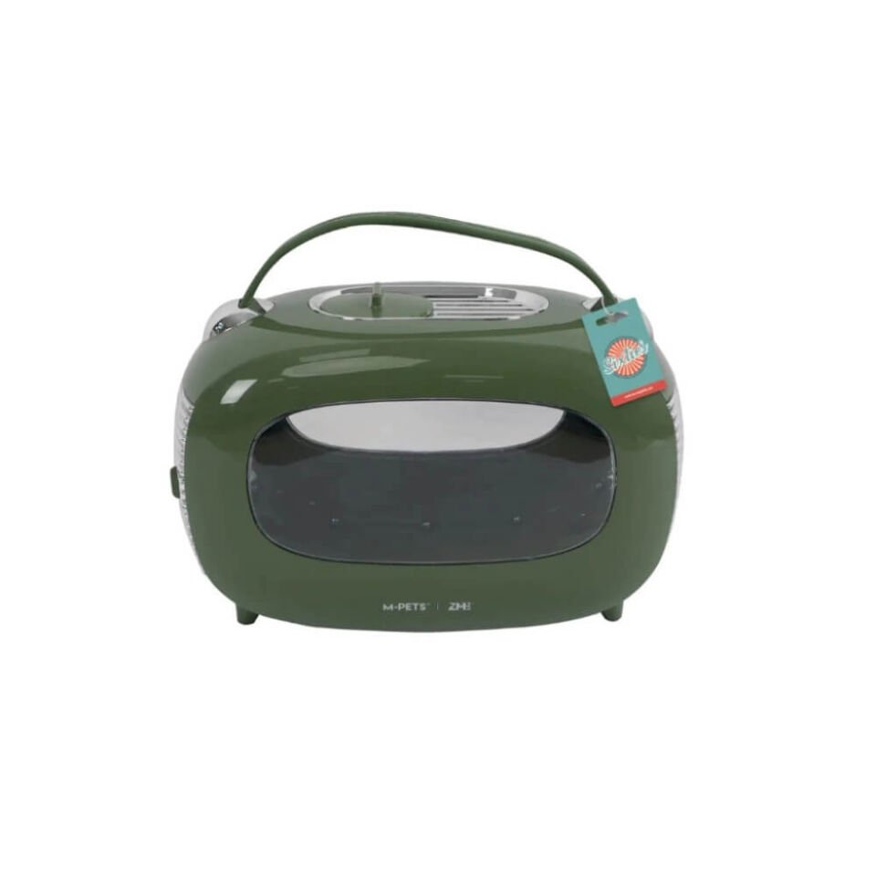 M-Pets Sixties Classic Kedi Taşıma Çantası 48x29x30cm (Yeşil)
