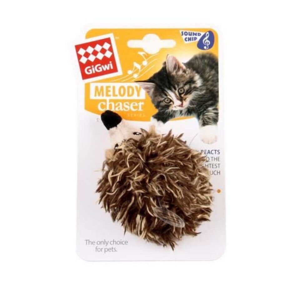 Gigwi Melody Chaser Kirpi Ses Kontrollü Kedi Oyuncağı